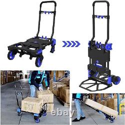 Lightweight 18LB Heavy-Duty Folding Hand Truck with 330LB Capacity & Storage Bag
