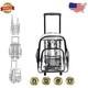 Lightweight Heavy Duty Clear Backpack On Wheels Effortless Security Access