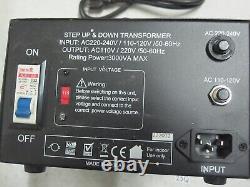LiteFuze 3000 Watt Voltage Converter Transformer 110V/220V(LGLT-3000)