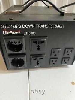 LiteFuze 5000 Watt Voltage Transformer Converter Step UP/Down(LT-5000UD)