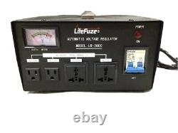 LiteFuze LT-2000 2000 Watt Voltage Converter Transformer Step Up/Down 110V/220