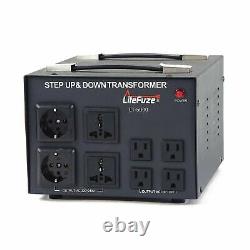 LiteFuze No. 1 Recommended LT-5000 Voltage Transformer Converter Step UP/Down