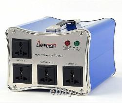 LiteFuze convertingbox 2000 Watt Voltage Converter Transformer-Blue
