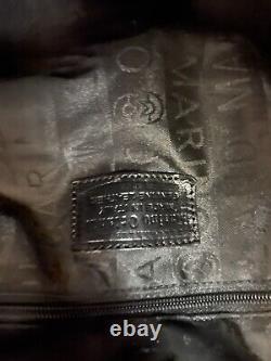 MARINO ORLANDI Bucket Bag Backpack Convertible Sling Pure Leather Handbag