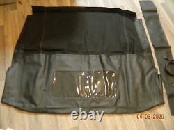MG T-Type MGTF TF (1953-55) Black Heavy Duty Vinyl Car Hood Soft Top Roof NEW
