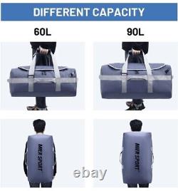 MIER 90L Backpack Duffle Bag Water Resistant Heavy Duty Convertible