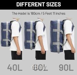 MIER 90L Backpack Duffle Bag Water Resistant Heavy Duty Convertible