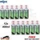 Mipa 2k Tough Truck Bed Liner Spray 12x 400ml Black Aerosols Heavy Duty Coating