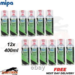 MIPA 2K Truck Bed Liner 12x Black Aerosols 400ml Heavy-Duty Protective Spray