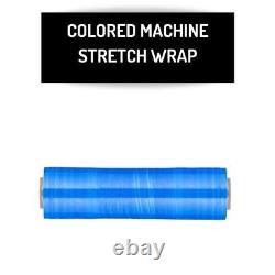 Machine Cast Stretch Wrap 20 x 5000 feet 80 Ga Tint BLUE Shrink Film 2 Rolls