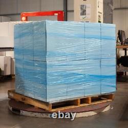 Machine Cast Stretch Wrap 20 x 5000 feet 80 Ga Tint BLUE Shrink Film 2 Rolls
