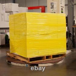 Machine Stretch Wrap 20 x 5000' 80 Gauge 1 Roll Dark Yellow Shrink Film