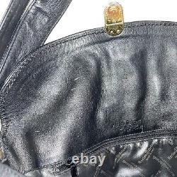 Marino Orlandi Italy Leather Black Sling Convertible Bucket Bag