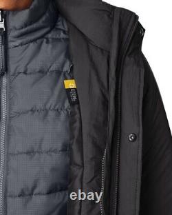 Men's Heavy Duty 3-in-1 Winter Coat Black Insulated Super Warm 365 Inspire