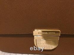 Michael Kors Medium Brown Saffiano Leather Shoulder/ Handbag NWT