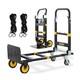 New Upgrated Convertible Hand Truck Dolly 3-in-1, Heavy Duty Hand Dolly Cart