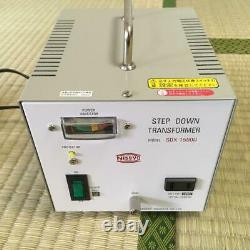 Nissyo Step Down Transformer Converter 110V/120V to 100V SDX-1500U AT0410