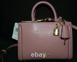 Nwt Coach Zoe Micro Leather Mini Crossbody Handbag Purse Rose F3015 3015 F72667
