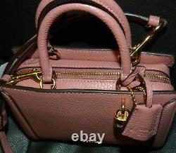 Nwt Coach Zoe Micro Leather Mini Crossbody Handbag Purse Rose F3015 3015 F72667