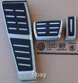 Original Audi A4 B8 Pedal Kit Pedals Pads + Footrest only RHD fits also A5 Q5