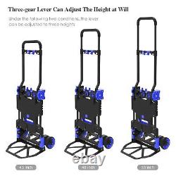 Oyoest Folding Hand Truck Heavy Duty 330LB Load Carrying, Convertible Dolly Ca