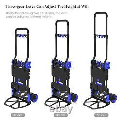 Oyoest Folding Hand Truck Heavy Duty 330LB Load Carrying, Convertible Dolly Cart