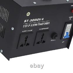 Power Transformer 3000W Heavy Duty 110/120 Volt 220/240 Volt Converts Voltage