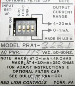 RED LION PRA1-3021 PULSE CONVERTER, 115VAC 50/60Hz