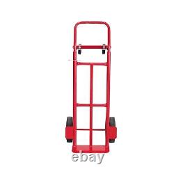 Safco Convertible Utility Hand Truck Heavy Duty Metal Solid Rubber Wheels New