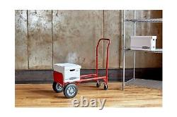 Safco Convertible Utility Hand Truck Heavy Duty Metal Solid Rubber Wheels New