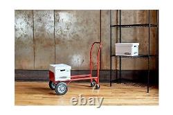 Safco Convertible Utility Hand Truck Heavy Duty Metal Solid Rubber Wheels New