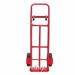 Safco Products Convertible Heavy-Duty Utility Hand Truck Red