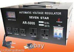 Seven Star AR5000 Watt Step Up-Down Voltage Converter Stabilizer 220v 110v 5000W