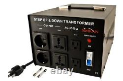 Simran AC-5000 Step Up / Down Voltage Transformer Power Converter for Convers