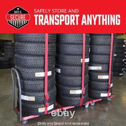 Snap-Loc Push Bar Set for Heavy Duty Dolly, Converts Dolly Platform to Push Cart