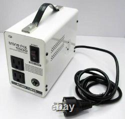 Step Down Voltage Converter 220-230V to 100V PAL-1500EP SWALLOW From Japan EMS