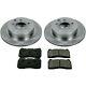 Tdbk1517 Powerstop 2-wheel Set Brake Disc And Pad Kits Front New For Chevy