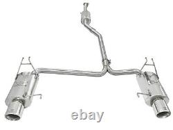 Takeda 2-1/4 to 2 304 Stainless Cat-Back Exhaust For 08-2012 Honda Accord 3.5L