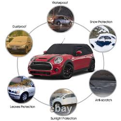 UK Half Car Cover Roof Protector Heavy Duty 600D for 05-23 BMW Mini Convertible