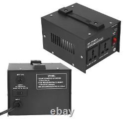 (UK Plug)Heavy Duty Voltage Converter Various Protection Input Step