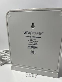 UMI LX-1200 Watt Step Up Voltage Converter 110V to 220V Transformers Open Box