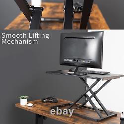VIVO Economy Single Top Height Adjustable 29 inch Standing Desk Converter, Sit