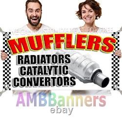 Vinyl Banner Mufflers Radiators Catalytic Converters Automotive