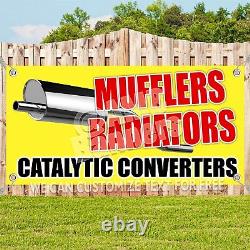 Vinyl Banner Multiple Options Mufflers Radiators Catalytic Converters Automotive