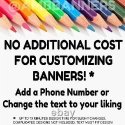 Vinyl Banner Multiple Options Mufflers Radiators Catalytic Converters Automotive