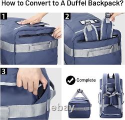 Water Resistant Backpack Duffle Heavy Duty Convertible Duffle Bag with Backpack