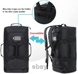 Water Resistant Backpack Duffle Heavy Duty Convertible Duffle Bag with Backpack