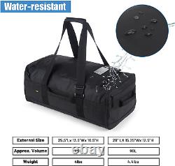 Water Resistant Backpack Duffle Heavy Duty Convertible Duffle Bag with Backpack