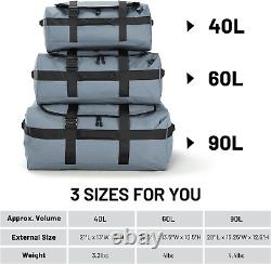 Water Resistant Backpack Duffle Heavy Duty Convertible Duffle Bag with Backpack