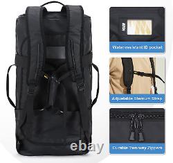 Water Resistant Backpack Duffle Heavy Duty Convertible Duffle Bag with Backpack